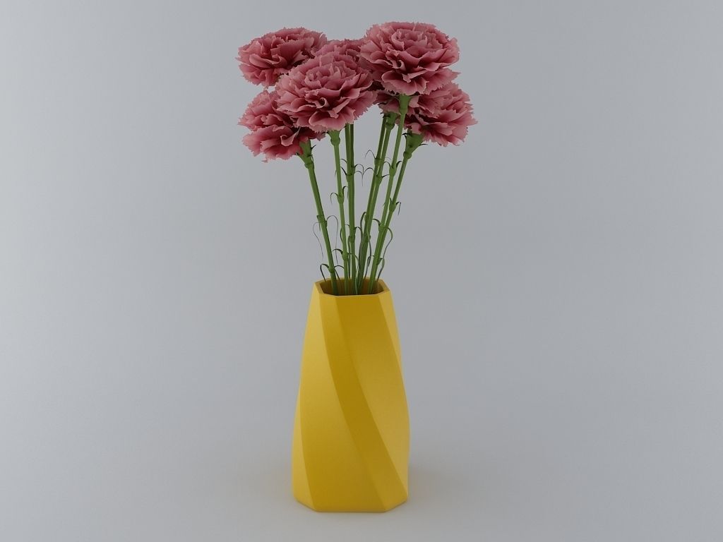 Flower Pot 3D Print Ready Model 3D print model_3