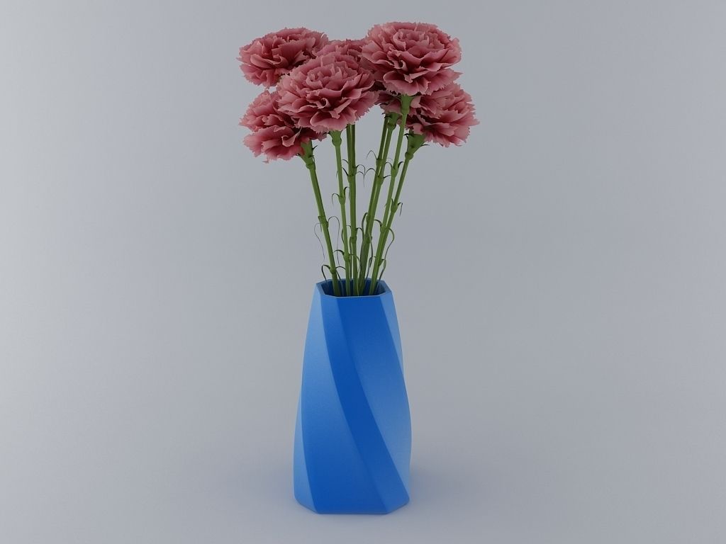 Flower Pot 3D Print Ready Model 3D print model_4