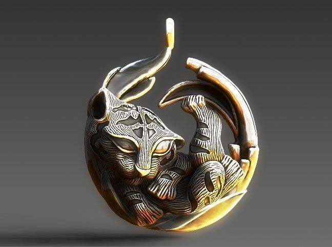 Tigra sleep MAGERIT replica 3D print model