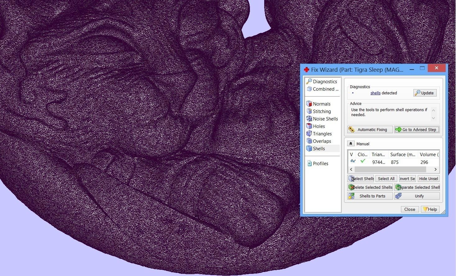 Tigra sleep MAGERIT replica 3D print model_7