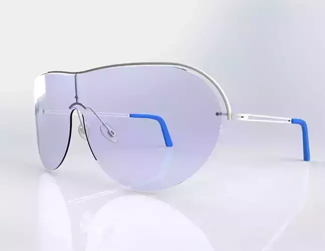 Sunglasses shield1 3D model