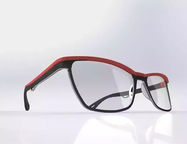 Acetate and titanium optical frame