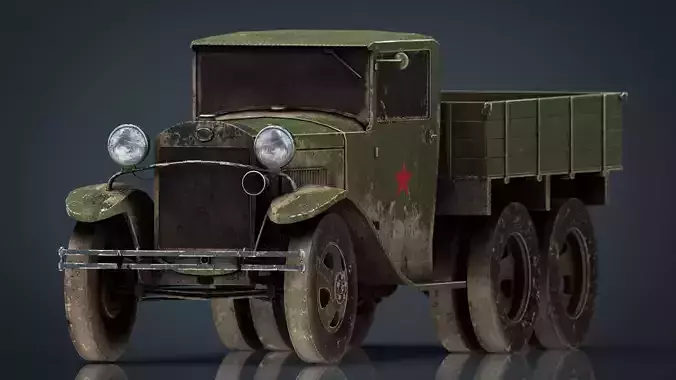 GAZ AAA TRUCK DIRT 3D model