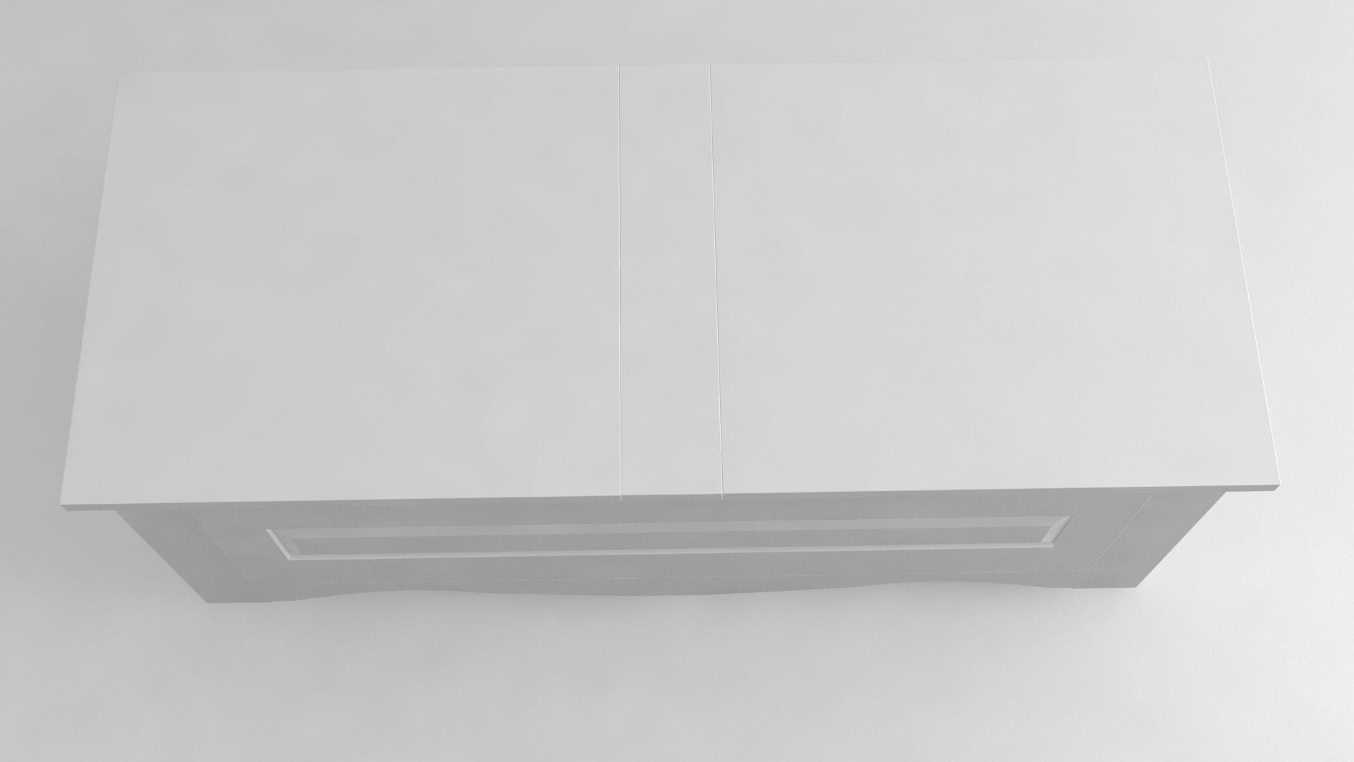 Commode chest Low-poly 3D model_3