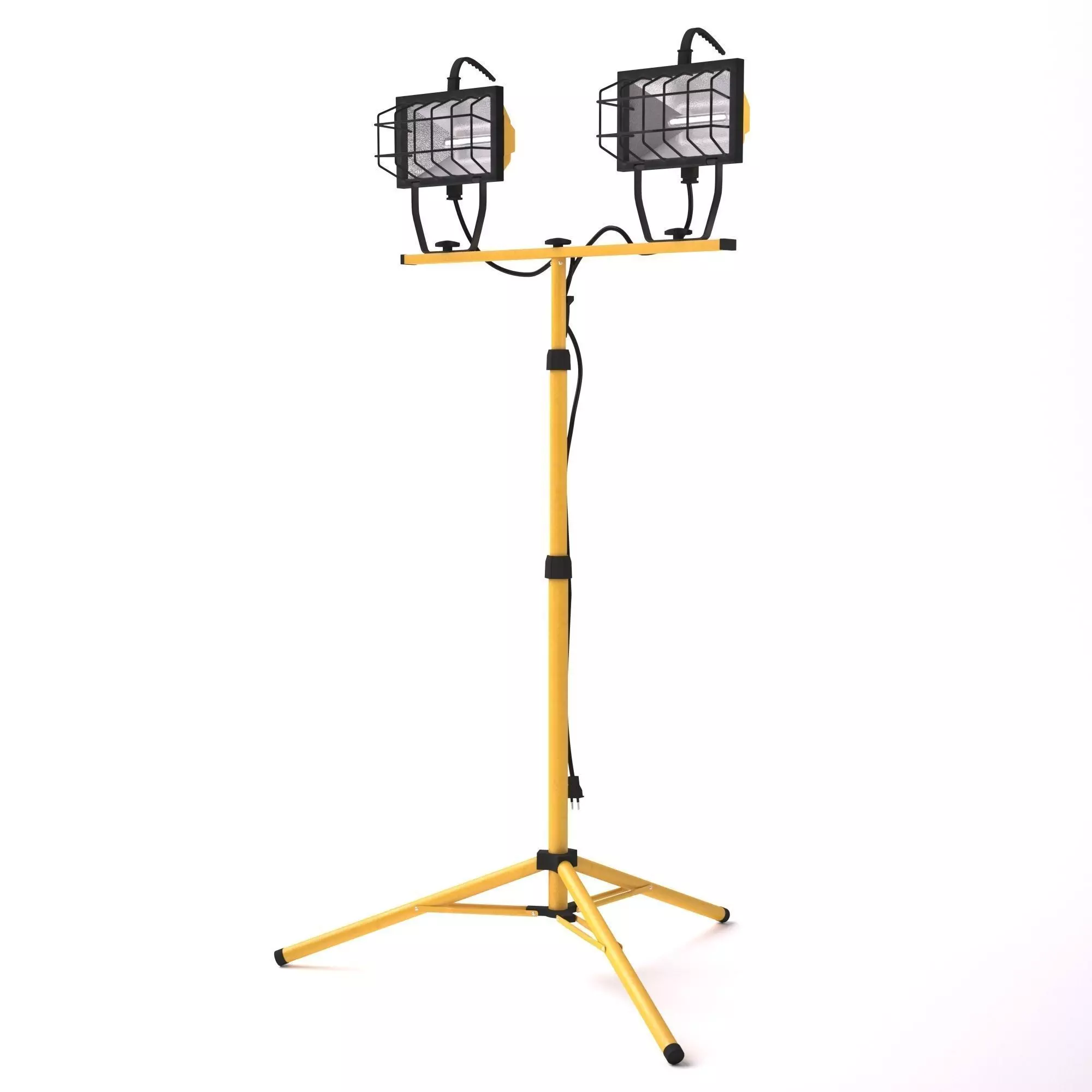 Tripod Construction Worklight 3D model_0