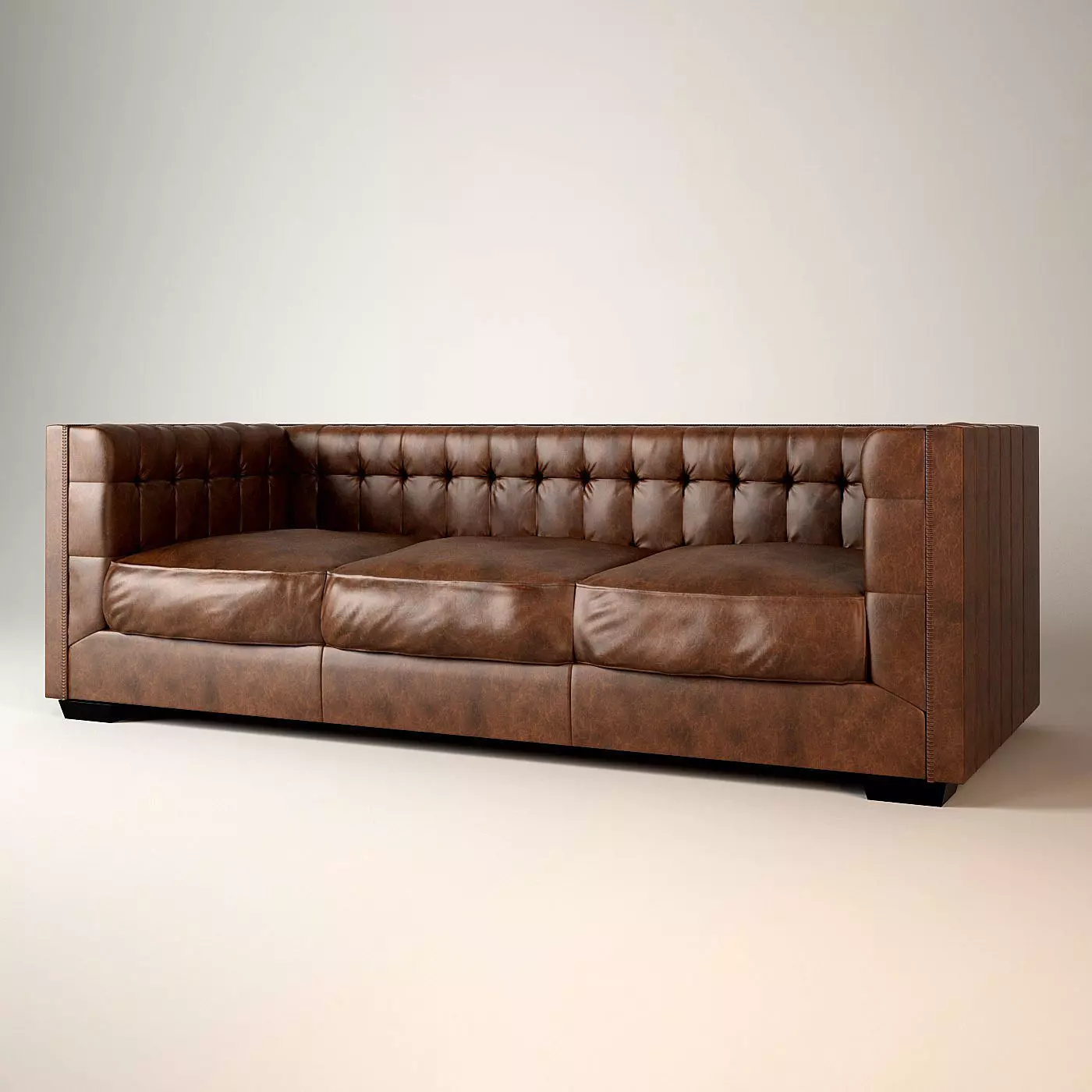 Armstrong Leather Sofa 3D model