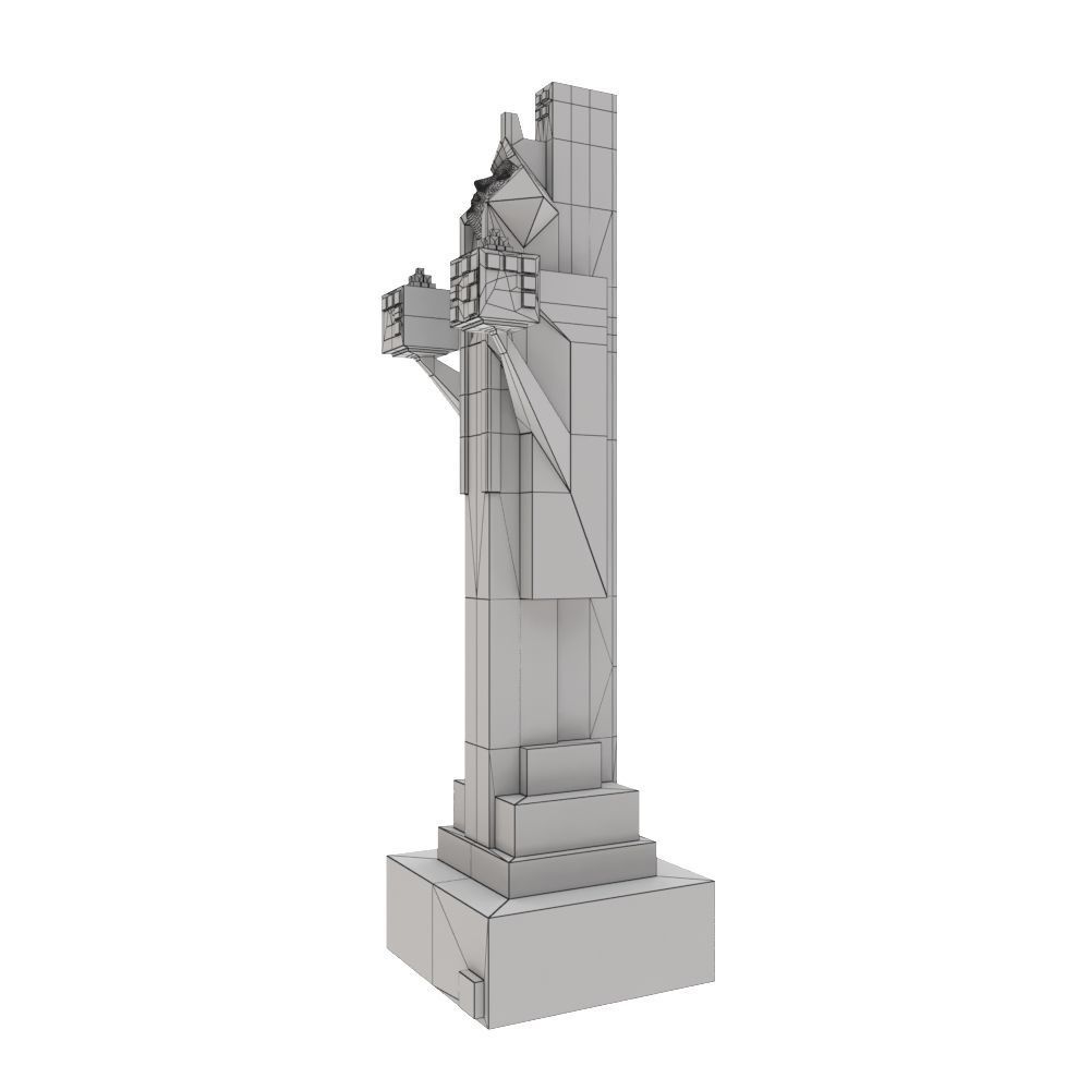 Art deco chess set  3D model_59