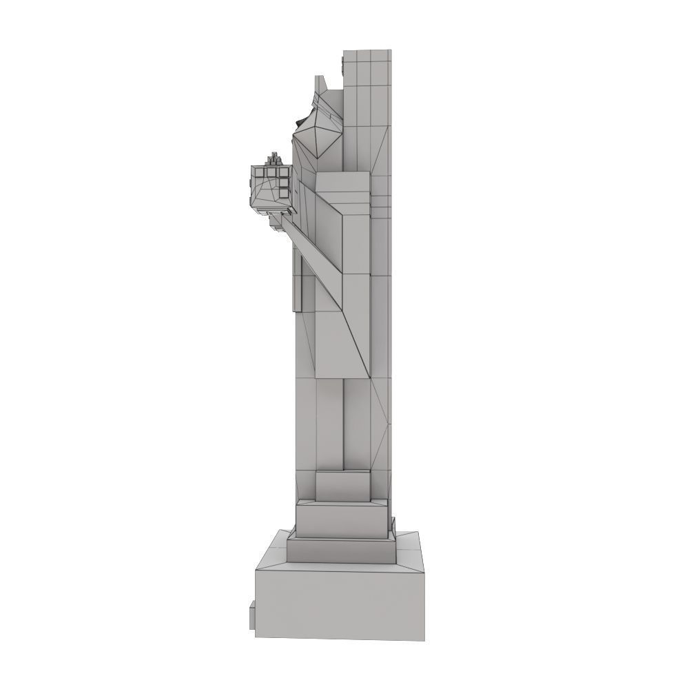 Art deco chess set  3D model_58
