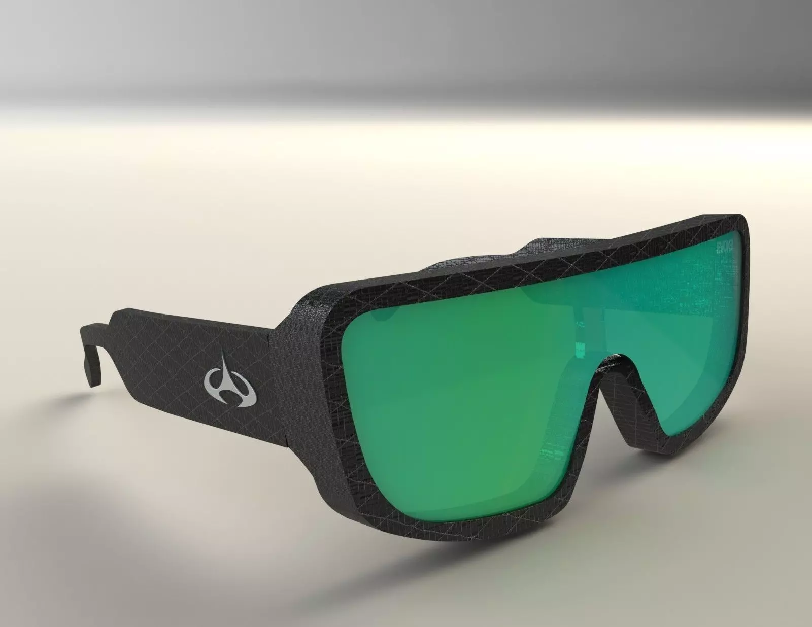 Evoke Amplifier Sunglasses shield 3D model_0