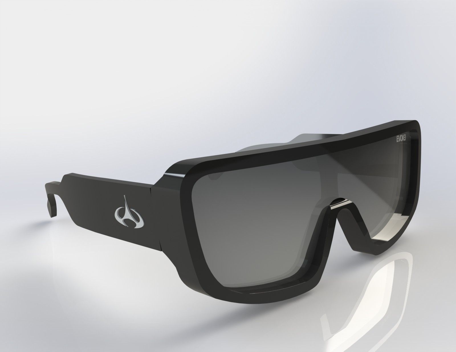 Evoke Amplifier Sunglasses shield 3D model_5
