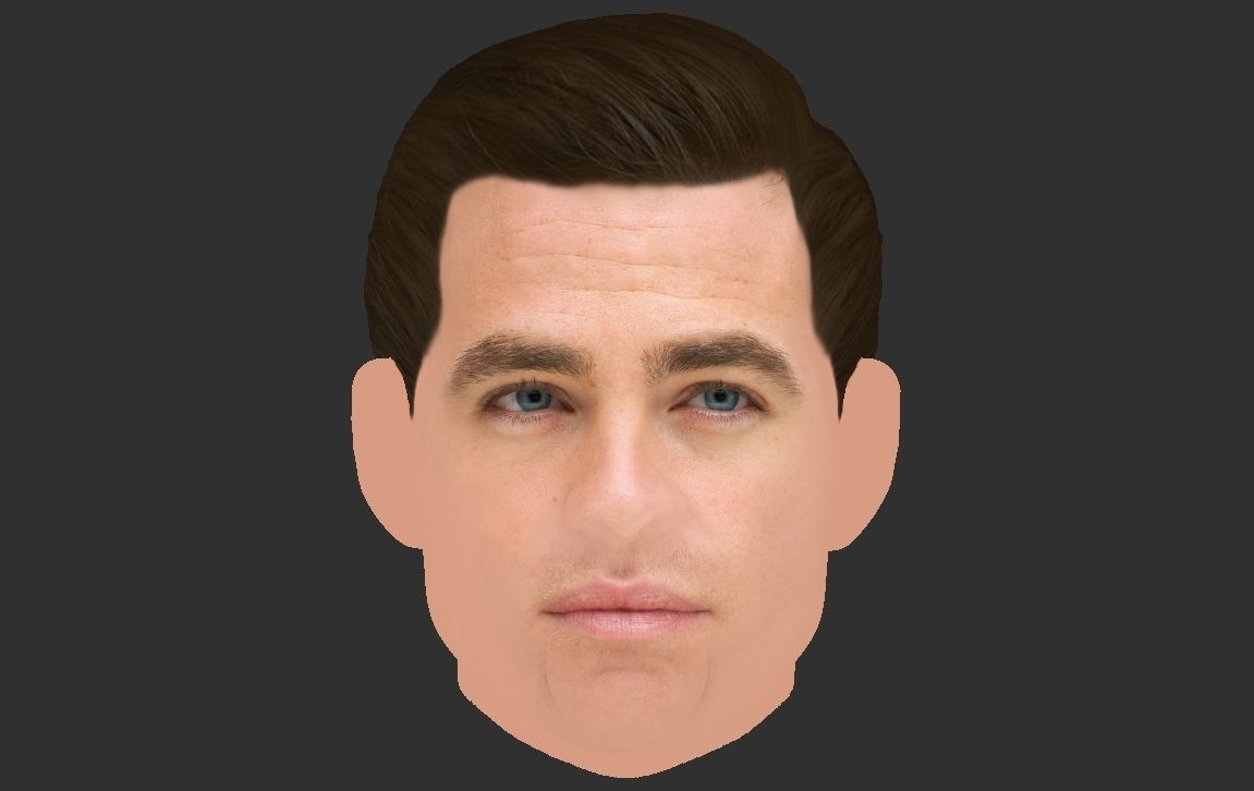 Chris Pine 3D model_22