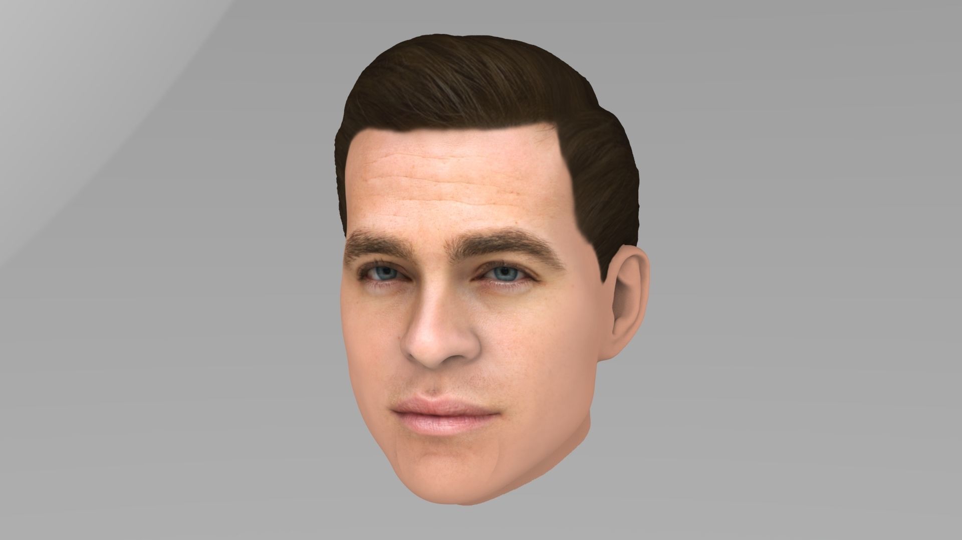 Chris Pine 3D model_1