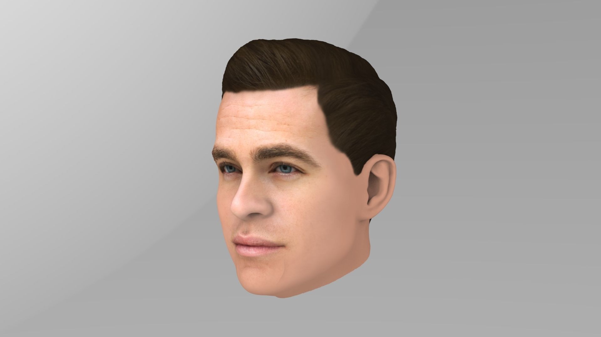 Chris Pine 3D model_2