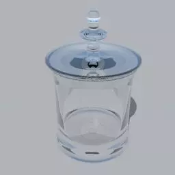 Glass vase 1 Free 3D model