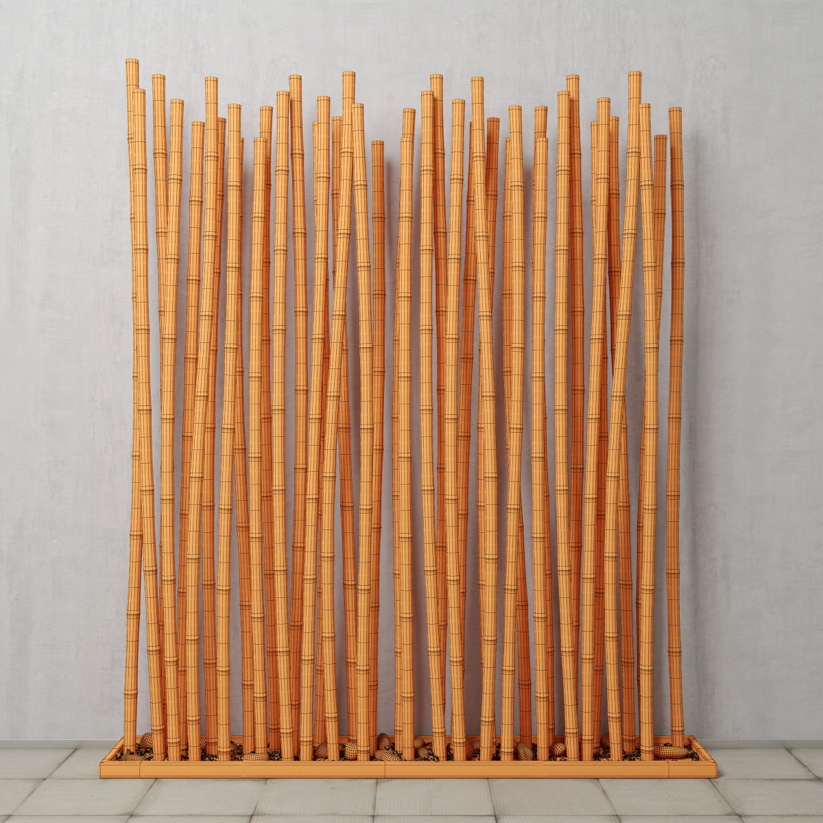 Bamboo decor n17 3D model_14