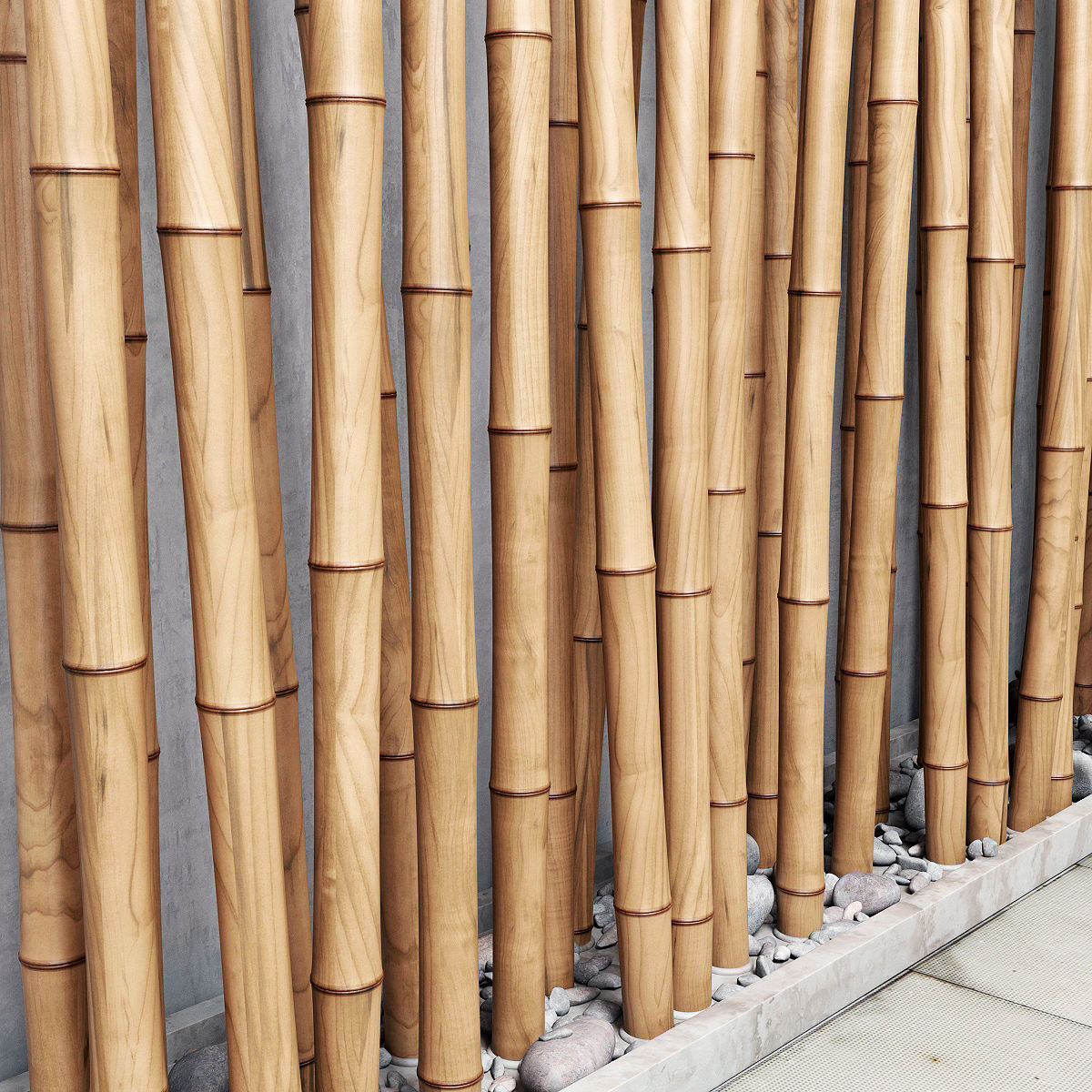 Bamboo decor n17 3D model_2