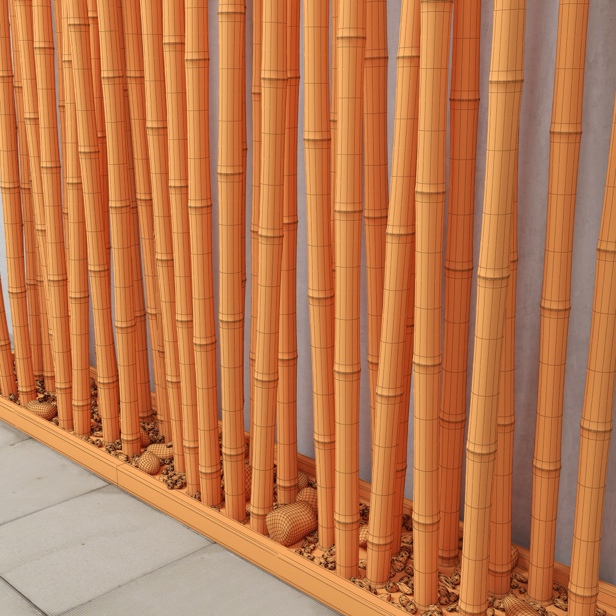Bamboo decor n17 3D model_16