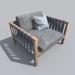 garden armchair Free 3D model