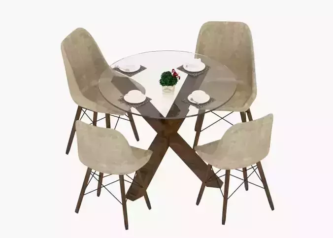 cafe table chair 01