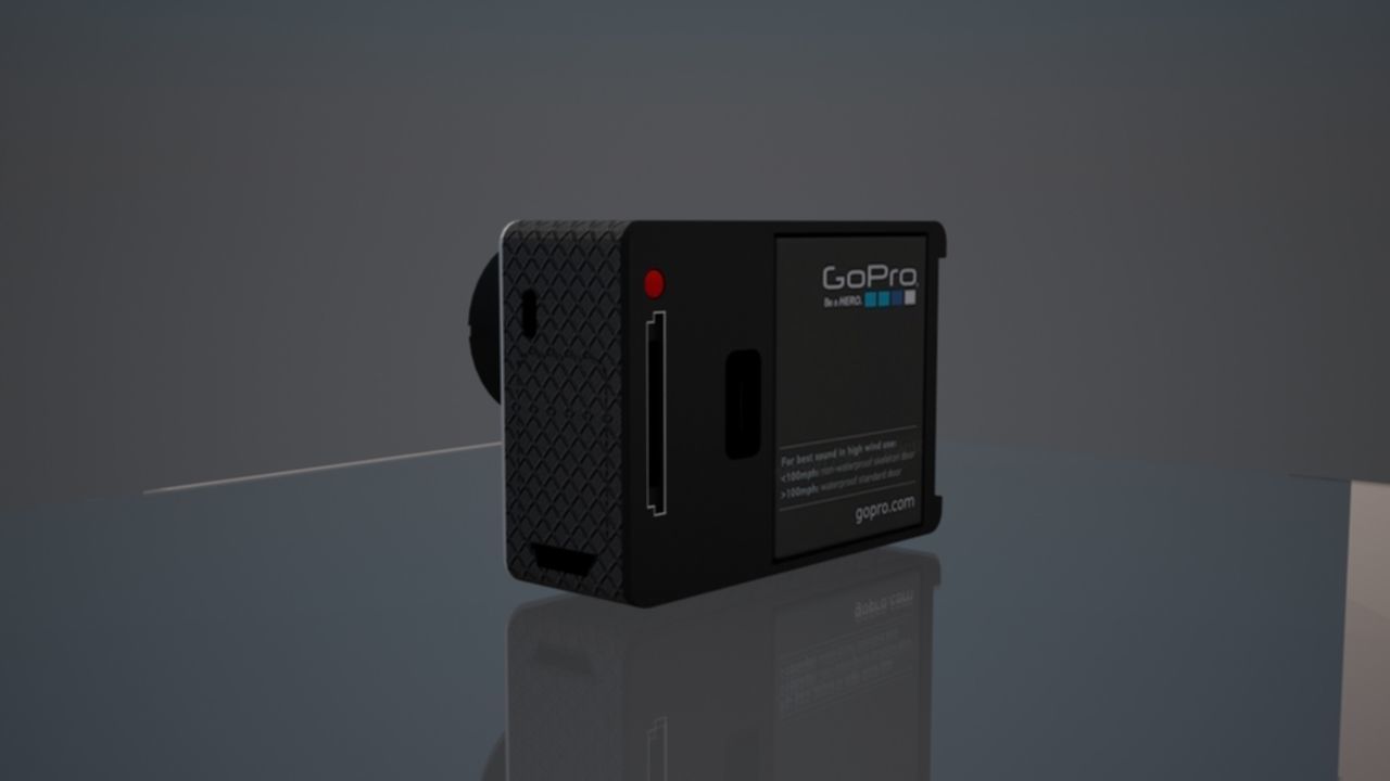 Quadcopter Animated 3D model_12