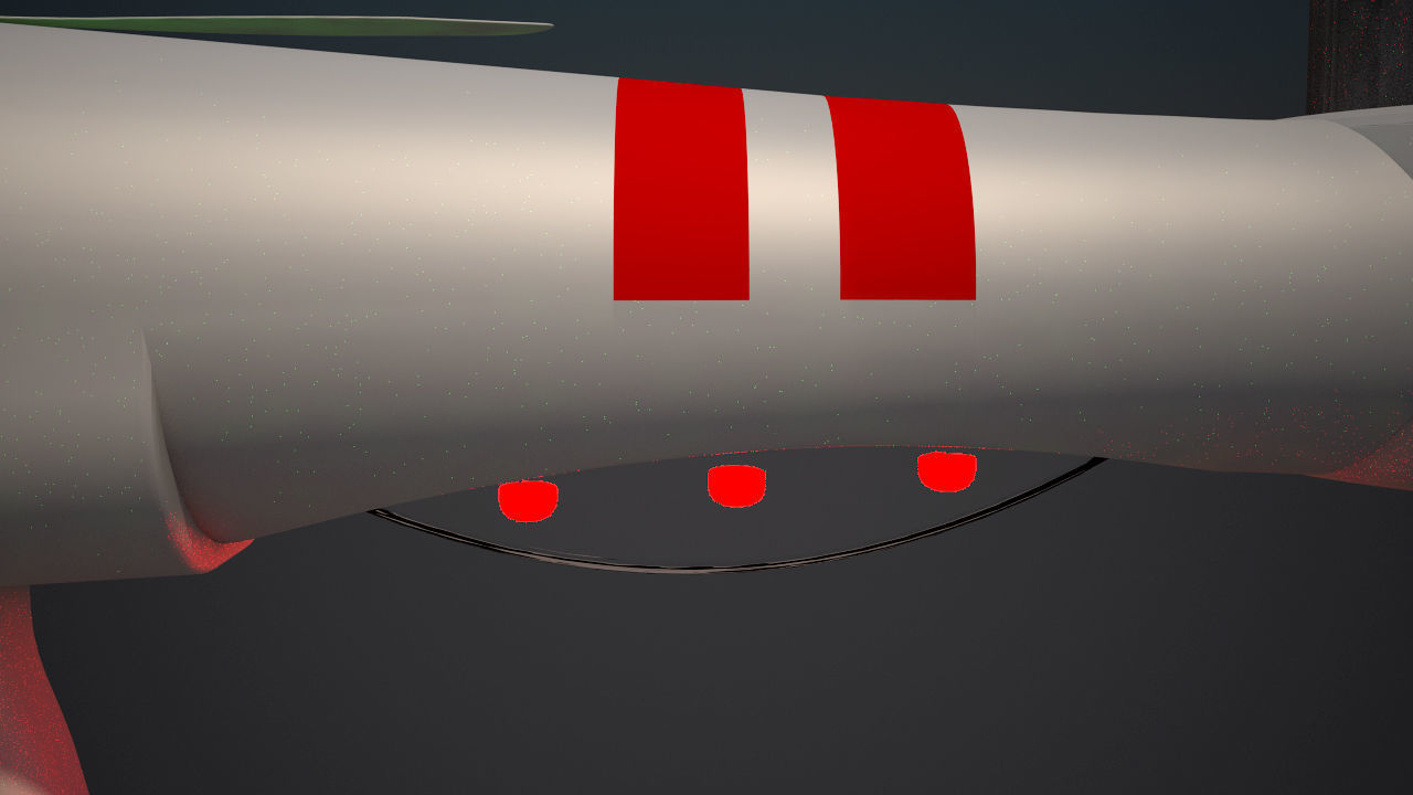 Quadcopter Animated 3D model_7