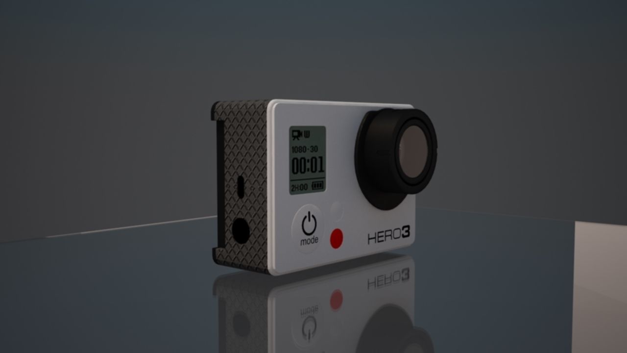 Quadcopter Animated 3D model_9