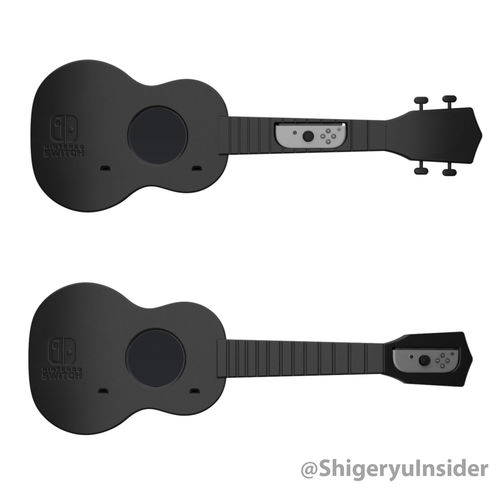 Ukulele Guitar for Nintendo switch 3D print model