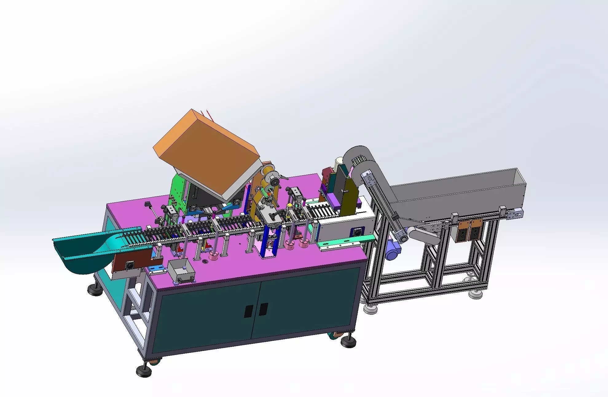 Pen assembly machine 3D model