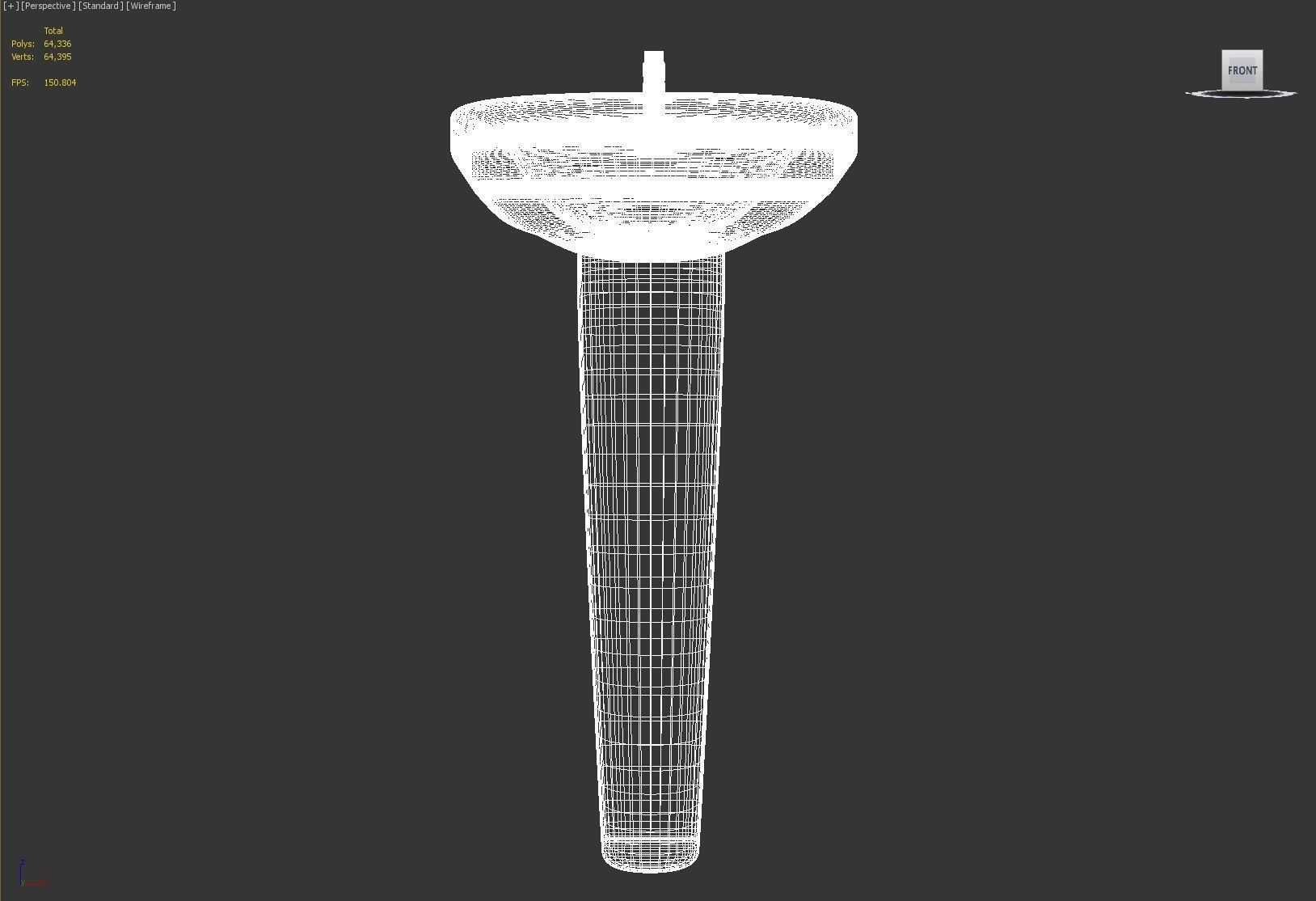 Bathroom sink with pedastal and lever tap Free 3D model_4