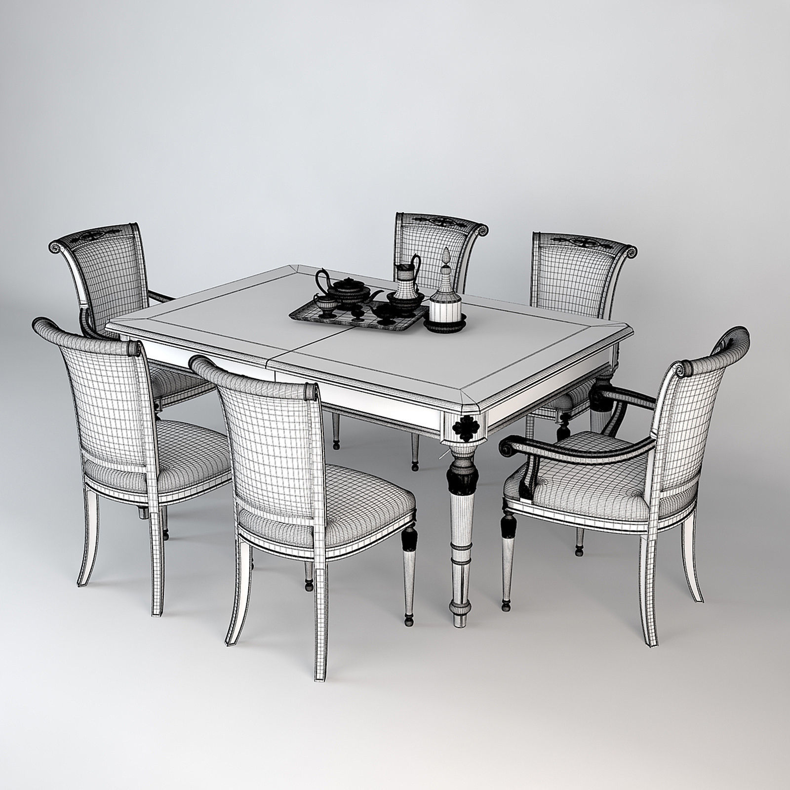 Ceppi Dining Furniture 3D model_2