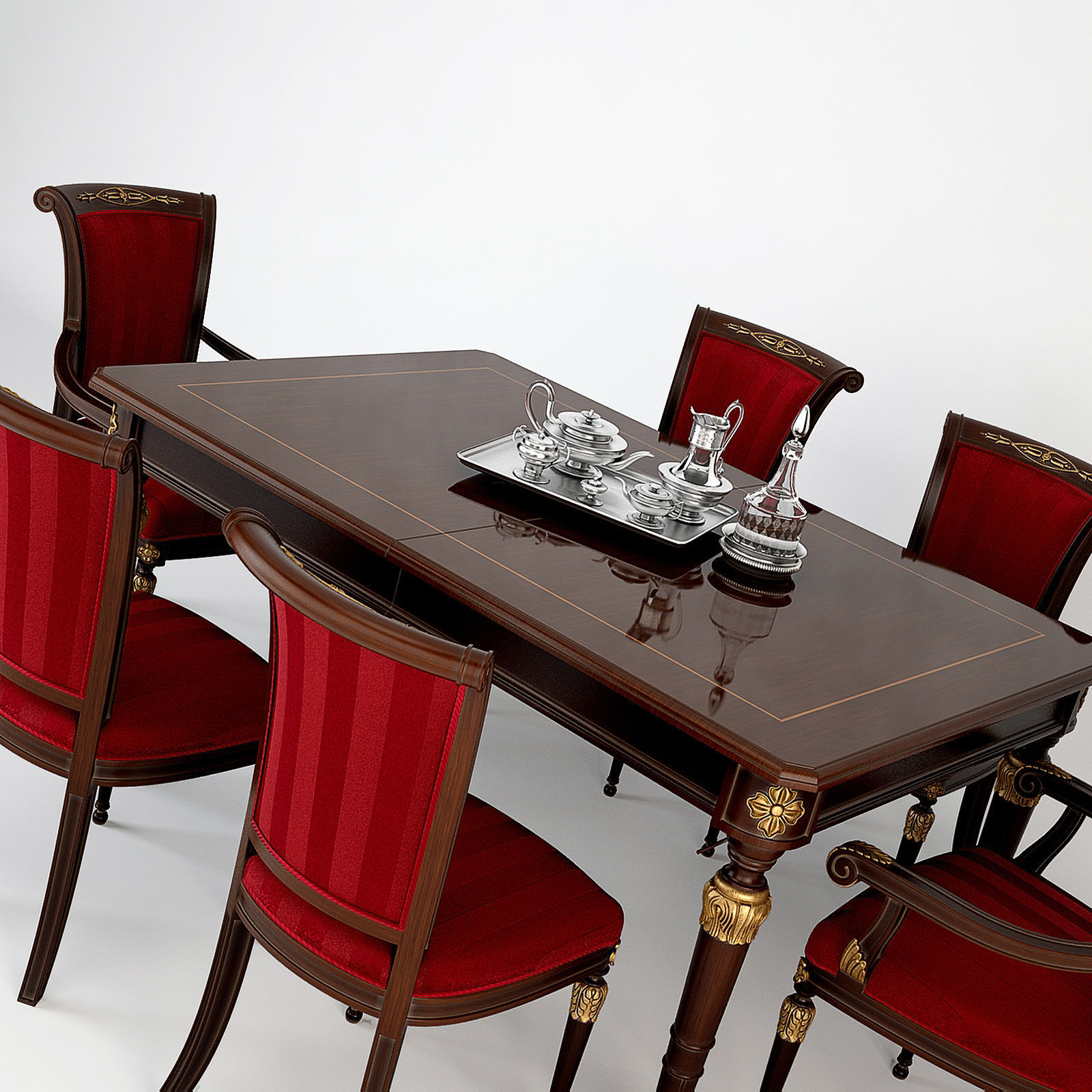 Ceppi Dining Furniture 3D model_1