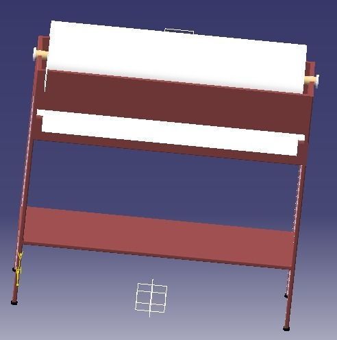 table for roller 3D model_1