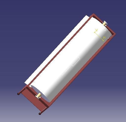 table for roller 3D model_3