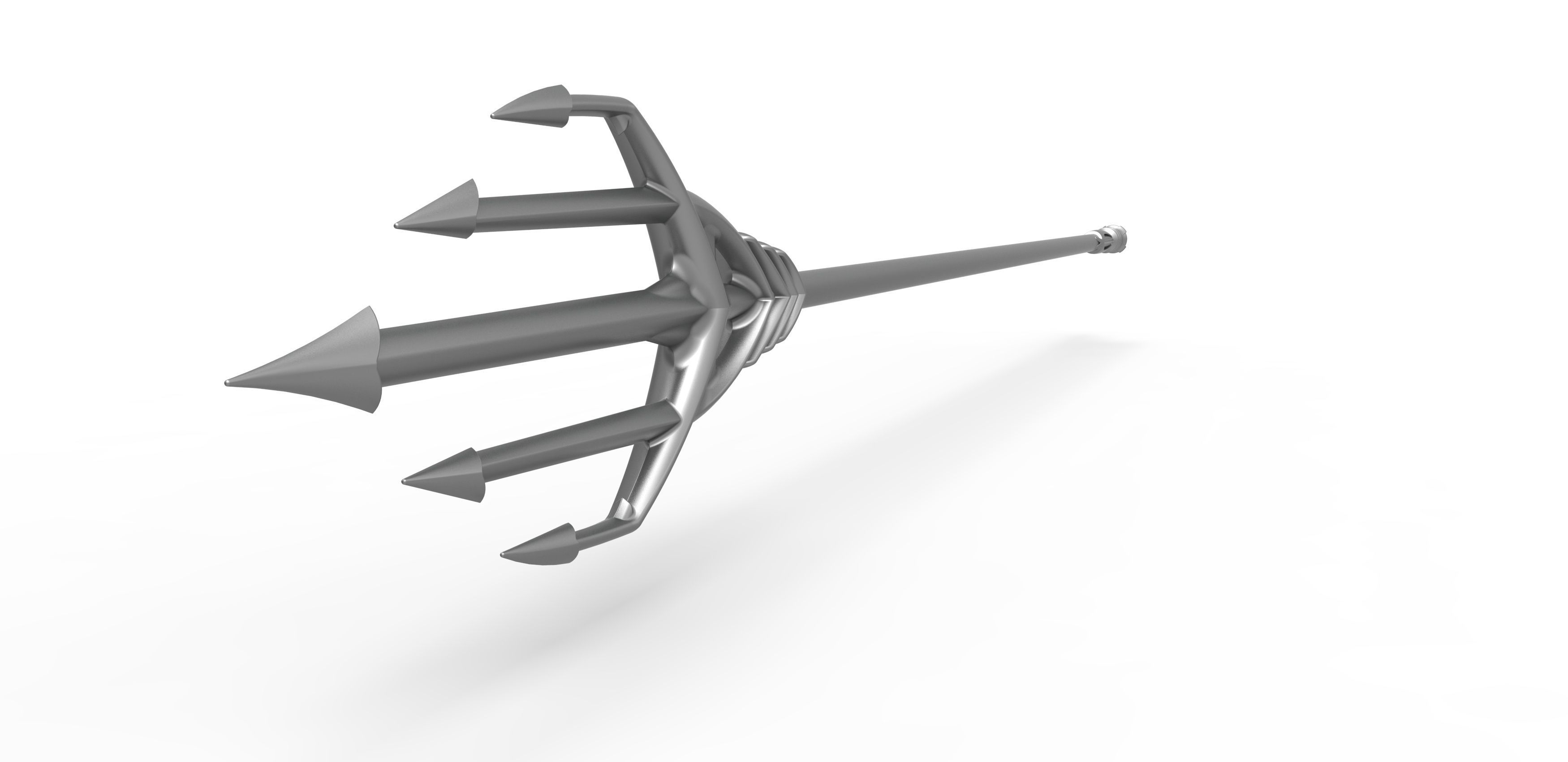 Trident of Atlanna from the movie Aquaman 2018 3D print model_2