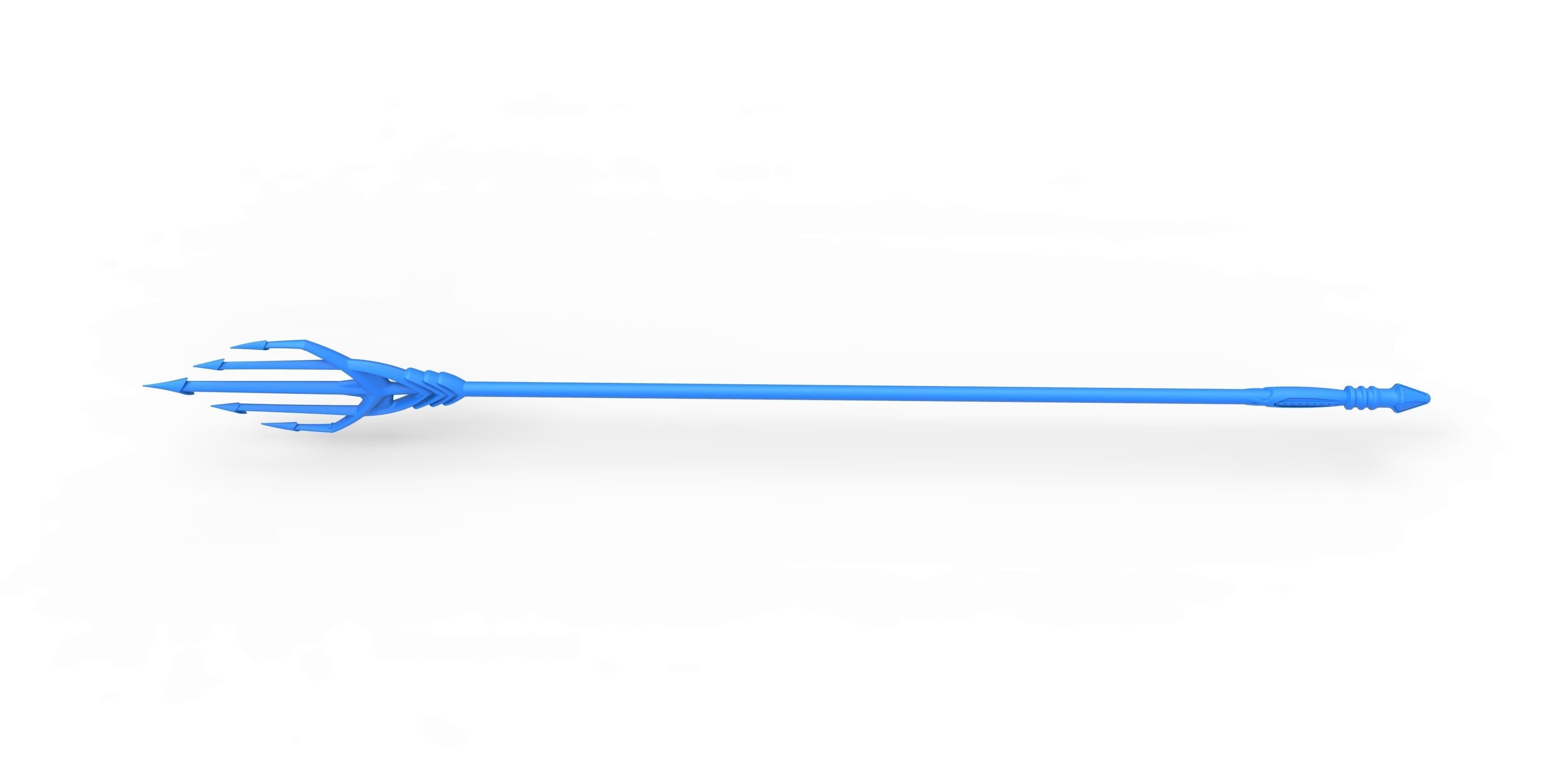 Trident of Atlanna from the movie Aquaman 2018 3D print model_17