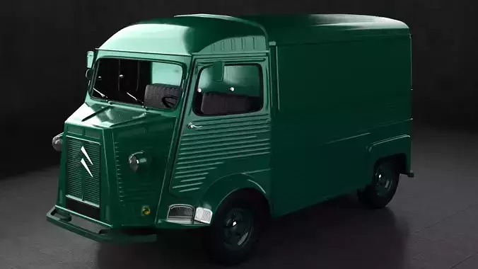 1980 Citroen H 3D model