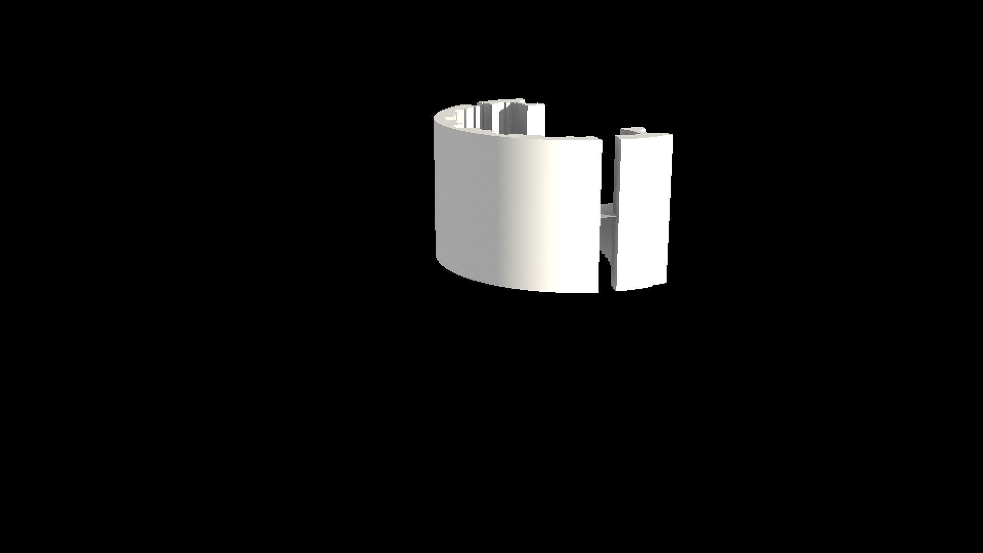 Scala Cortile Belvedere - Bramante - Roma 3D model_1