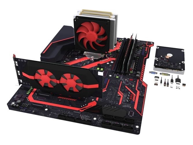 Computer 3D model