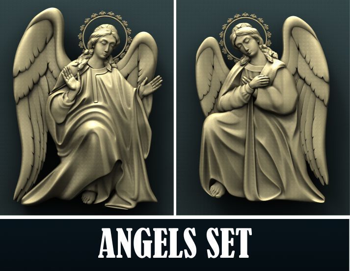 3d STL Model for CNC Router Angel 3D model 3D printable | CGTrader