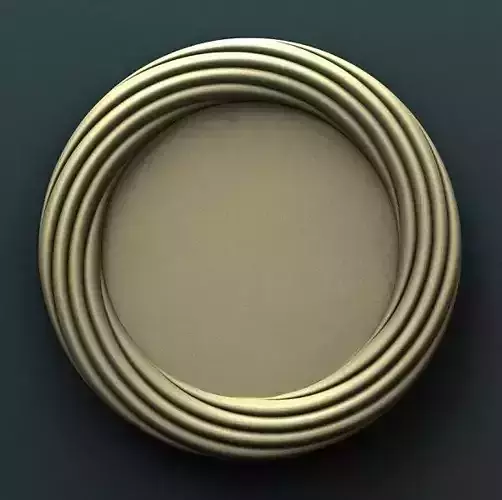 3d STL Model for CNC Router Bathroom mirror frame 3D print model