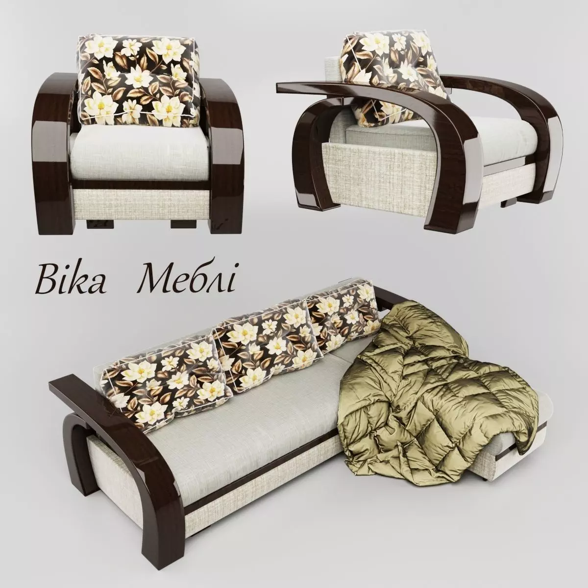 Sofa corner Favorite 3D model
