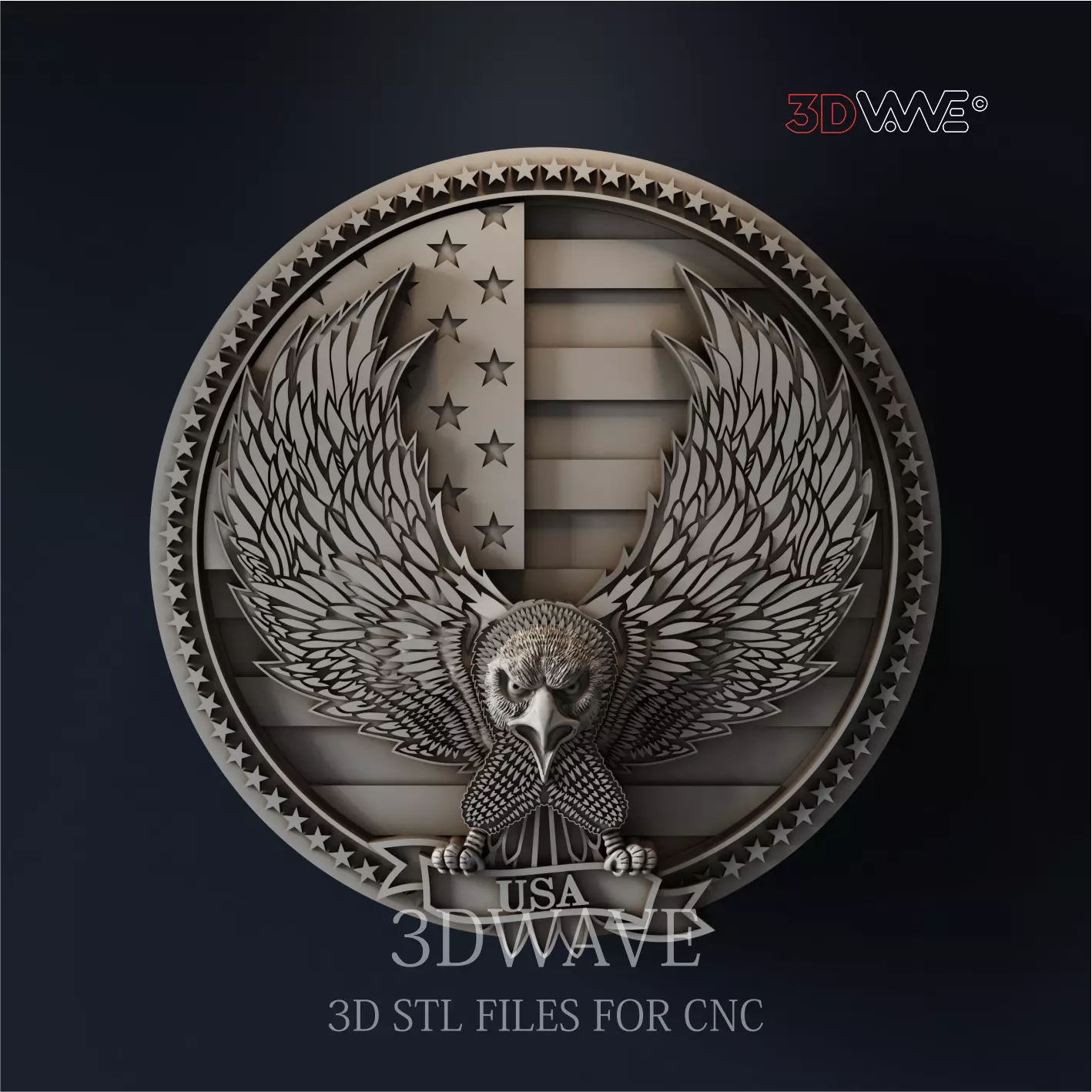 AMERICAN EAGLE 3D print model_0