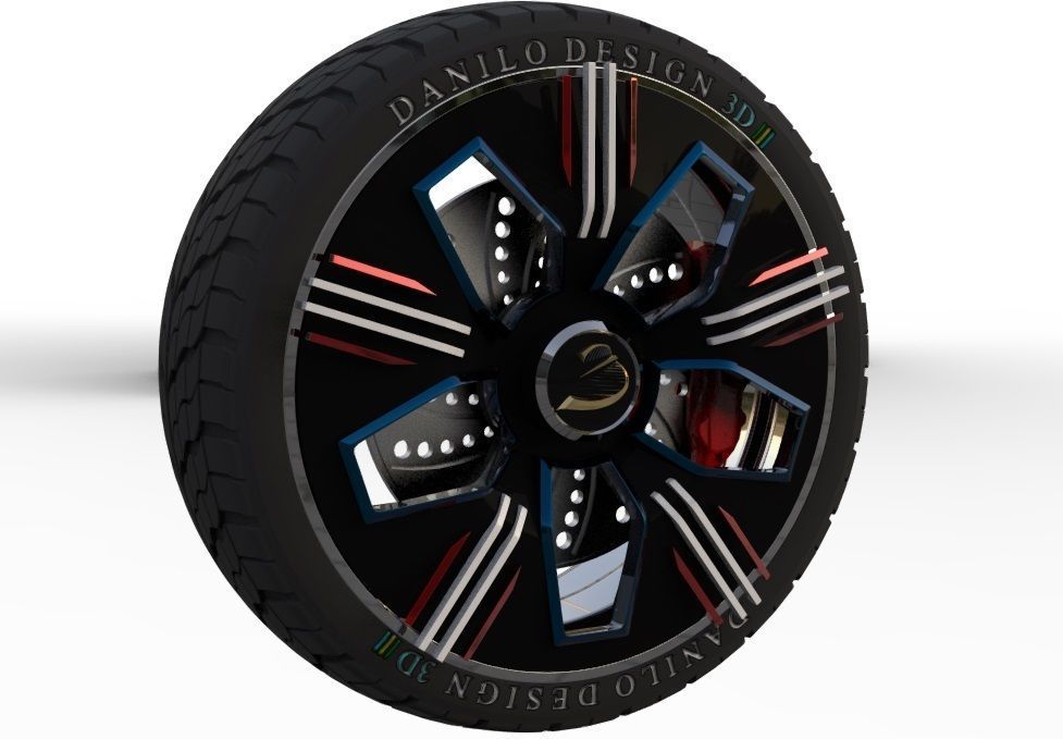 My 3D wheel 3D model_1
