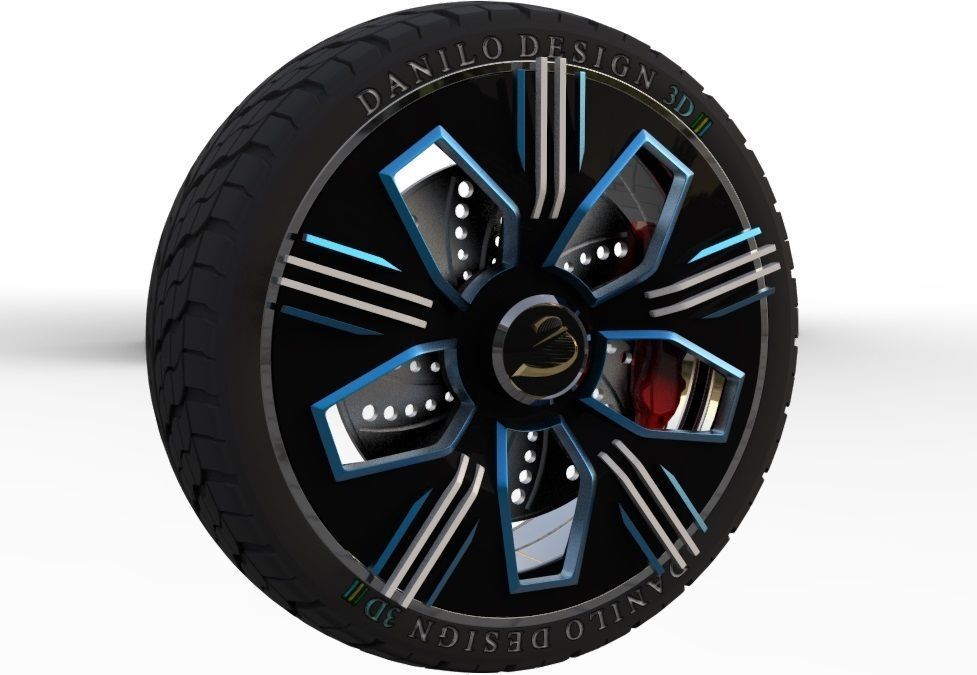 My 3D wheel 3D model_3