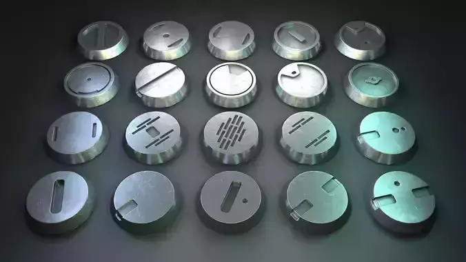 robotic hardsurface parts