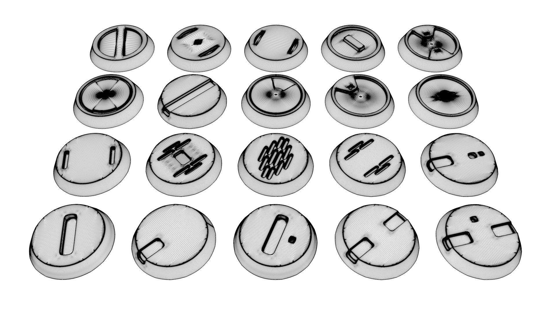 robotic hardsurface parts Free 3D model_3