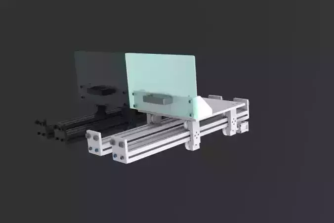 Aluminum frame drawer