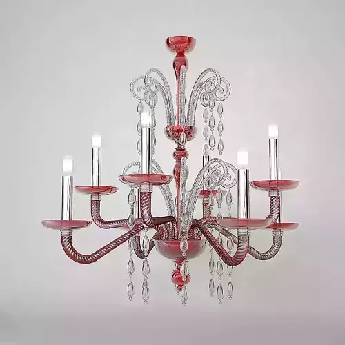  Chandelier Barovier And Toso 3D model