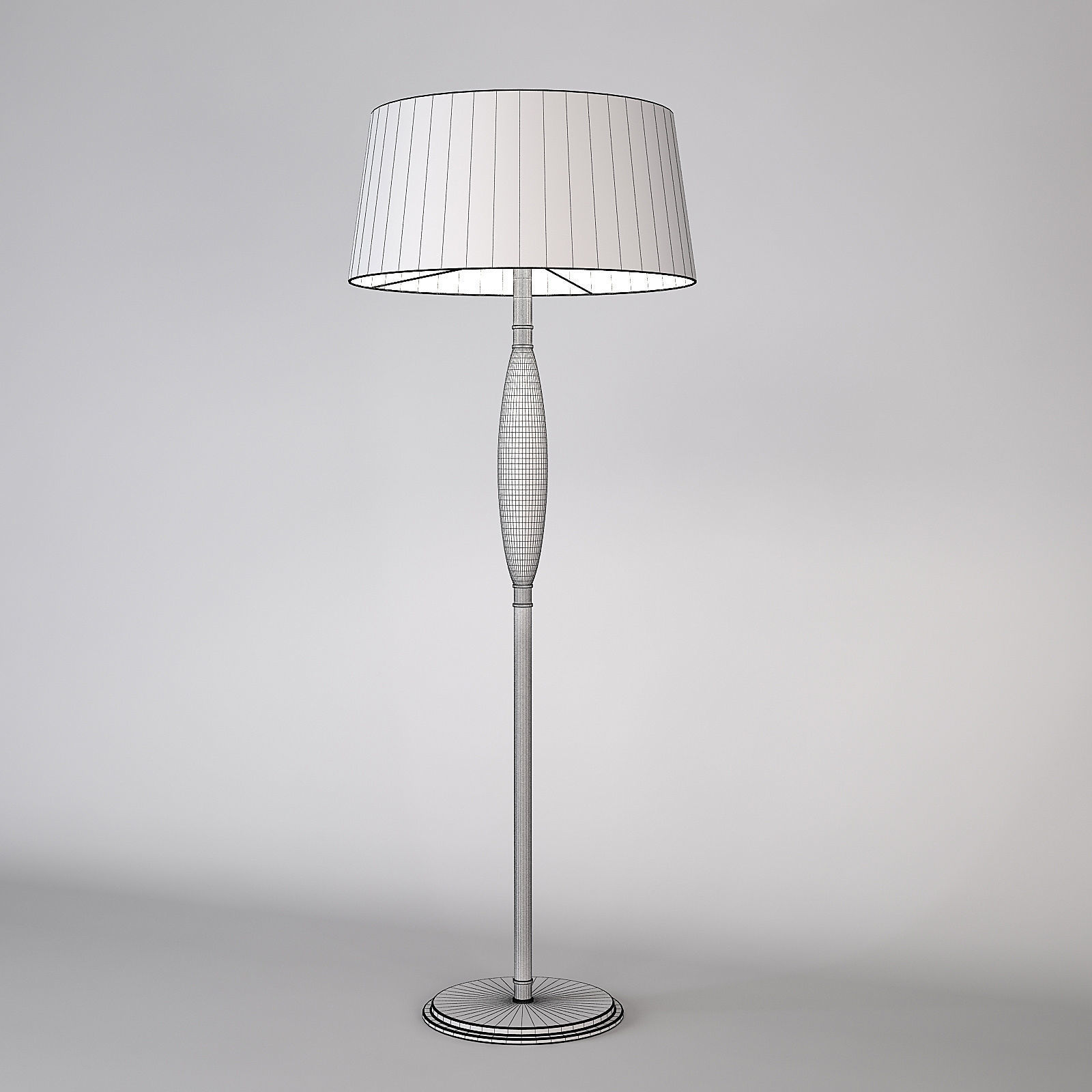  Chelsom Connoisseur Crystal Floor Lamp 3D model_2