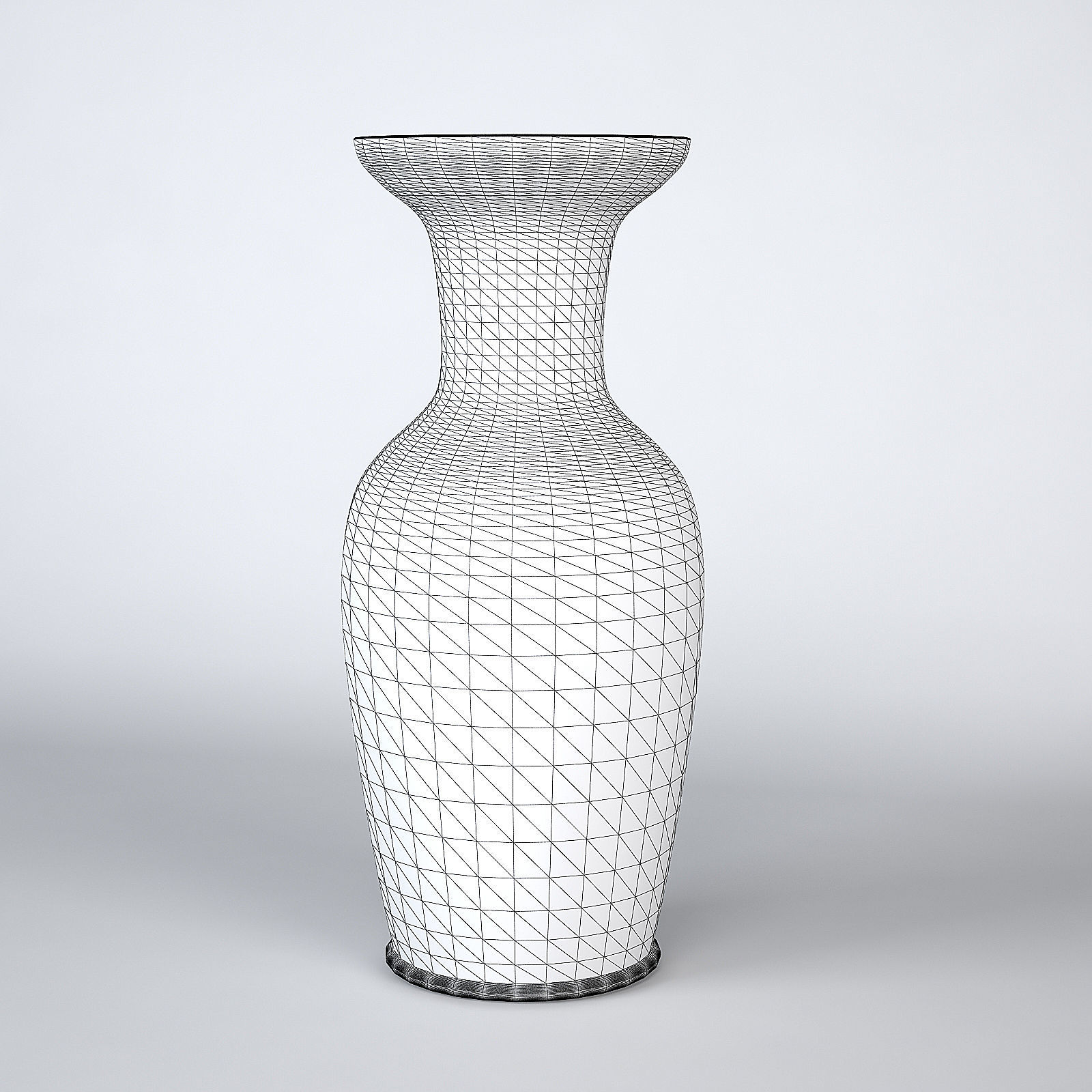 Chinese Vase Blue 3D model_1